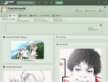 Tablet Screenshot of finaljinchuuriki.deviantart.com