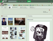 Tablet Screenshot of nizku.deviantart.com