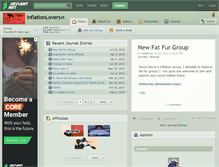 Tablet Screenshot of inflationlovers.deviantart.com