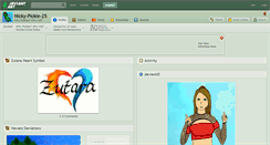 Desktop Screenshot of nicky-pickle-25.deviantart.com