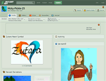 Tablet Screenshot of nicky-pickle-25.deviantart.com