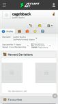 Mobile Screenshot of cageisback.deviantart.com
