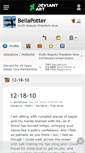 Mobile Screenshot of bellapotter.deviantart.com