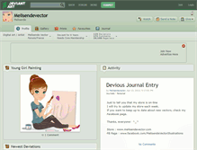 Tablet Screenshot of melisendevector.deviantart.com