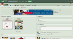 Desktop Screenshot of caruna.deviantart.com
