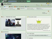 Tablet Screenshot of danluvisiart.deviantart.com
