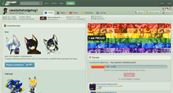 Desktop Screenshot of cassidythehedgehog1.deviantart.com