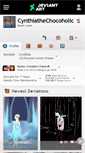Mobile Screenshot of cynthiathechocoholic.deviantart.com