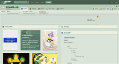 Desktop Screenshot of emerald-link.deviantart.com