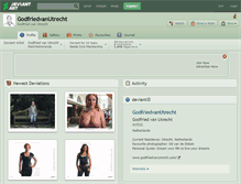 Tablet Screenshot of godfriedvanutrecht.deviantart.com