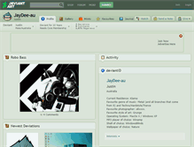 Tablet Screenshot of jaydee-au.deviantart.com