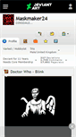 Mobile Screenshot of maskmaker24.deviantart.com