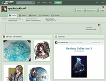 Tablet Screenshot of kyuuketsuki-doll.deviantart.com