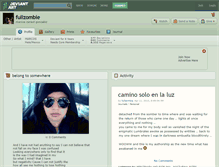 Tablet Screenshot of fullzombie.deviantart.com