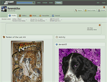 Tablet Screenshot of forensicfox.deviantart.com