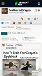 Mobile Screenshot of feathereddragon.deviantart.com