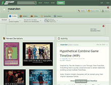 Tablet Screenshot of masaruten.deviantart.com