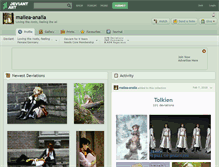 Tablet Screenshot of mailea-analia.deviantart.com
