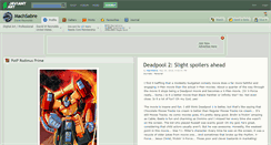 Desktop Screenshot of machsabre.deviantart.com