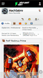 Mobile Screenshot of machsabre.deviantart.com