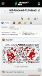 Mobile Screenshot of not-undead-fundead.deviantart.com