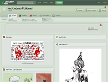 Tablet Screenshot of not-undead-fundead.deviantart.com