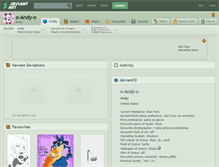 Tablet Screenshot of o-andy-o.deviantart.com