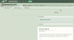 Desktop Screenshot of deformed-circus-diva.deviantart.com