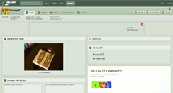 Desktop Screenshot of houseof3.deviantart.com