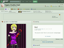 Tablet Screenshot of ongaku-chudoku-osaki.deviantart.com
