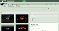 Desktop Screenshot of ap1821.deviantart.com