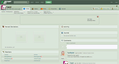 Desktop Screenshot of cazzi.deviantart.com