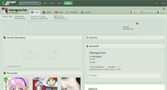 Desktop Screenshot of kamagura-san.deviantart.com