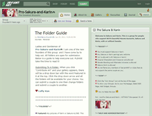 Tablet Screenshot of pro-sakura-and-karin.deviantart.com