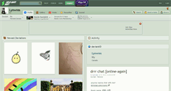 Desktop Screenshot of lynwres.deviantart.com