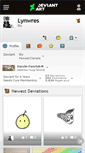 Mobile Screenshot of lynwres.deviantart.com
