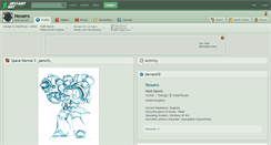 Desktop Screenshot of nexero.deviantart.com
