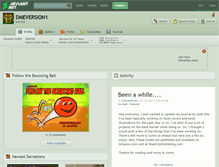 Tablet Screenshot of dmeversion1.deviantart.com