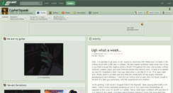 Desktop Screenshot of cyphersqueak.deviantart.com
