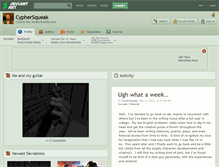 Tablet Screenshot of cyphersqueak.deviantart.com