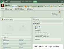 Tablet Screenshot of jirachi09.deviantart.com