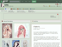 Tablet Screenshot of guitta.deviantart.com