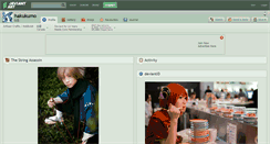 Desktop Screenshot of hakukumo.deviantart.com