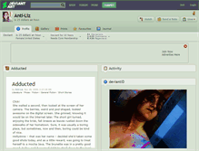Tablet Screenshot of anti-liz.deviantart.com
