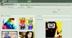 Desktop Screenshot of cutekittywhiskers.deviantart.com