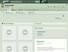 Tablet Screenshot of bustybreasts.deviantart.com