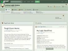 Tablet Screenshot of lerena-leigh-helena.deviantart.com