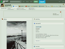 Tablet Screenshot of amichelli.deviantart.com