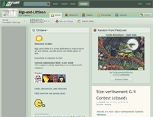 Tablet Screenshot of bigs-and-littles.deviantart.com