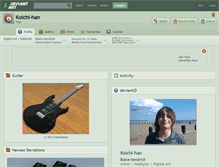 Tablet Screenshot of koichi-han.deviantart.com